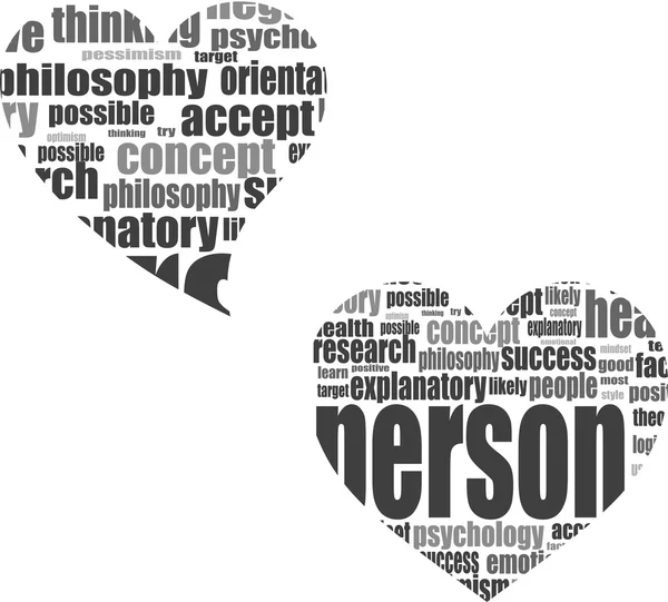 Vector Social media concepto de amor en la nube de etiquetas de word de burbuja piensa — Vector de stock
