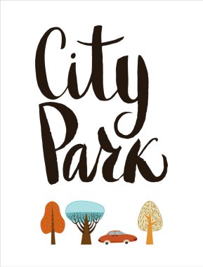 City Park lettering