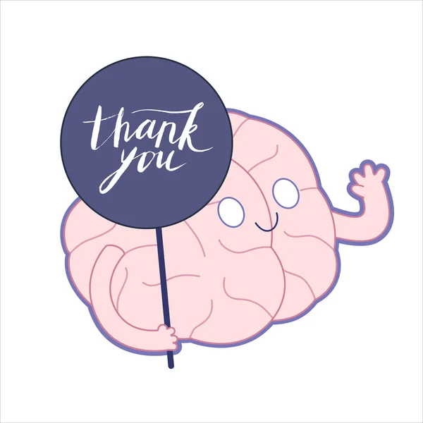 Dziękuję, Brain Collection — Wektor stockowy