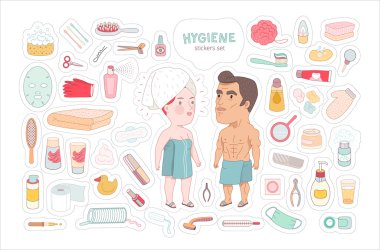 Sonra duş banyo Sticker seti