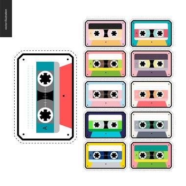 Kaset kaset yamalar düz ayarla