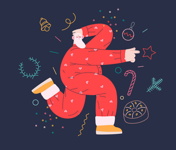 Танцующий Санта - Рождество и Новый год