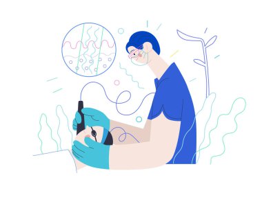 Dermatoloji, kozmetoloji - Tıbbi sigorta illüstrasyonu