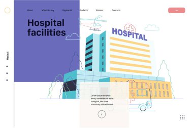 Tıbbi sigorta şablonu - Hastane