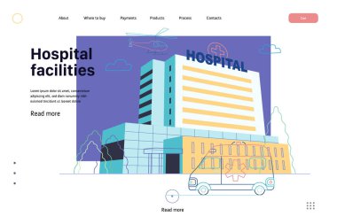 Tıbbi sigorta şablonu - Hastane