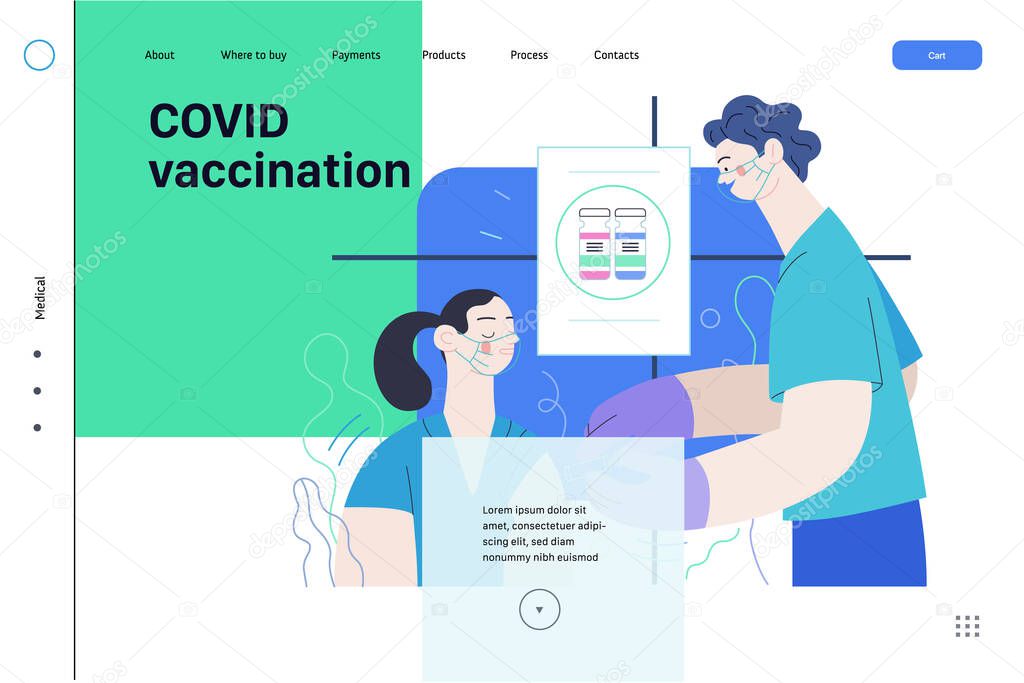 Medical insurance template - COVID-19 vaccination schedule