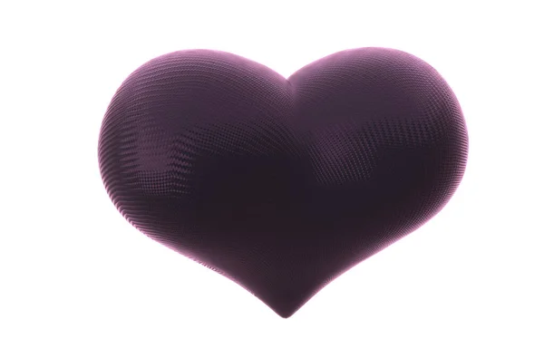 Valentim coração 3D ilusão — Fotografia de Stock