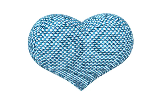 Valentim coração 3D ilusão — Fotografia de Stock
