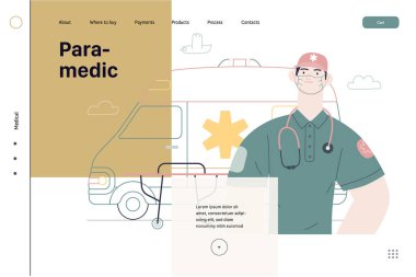 Sağlık sigortası şablonu - ambulans nakli ve acil tahliye