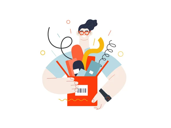 Discounts, sale, promotion. Flat vector modern illustartion Stock Illustration