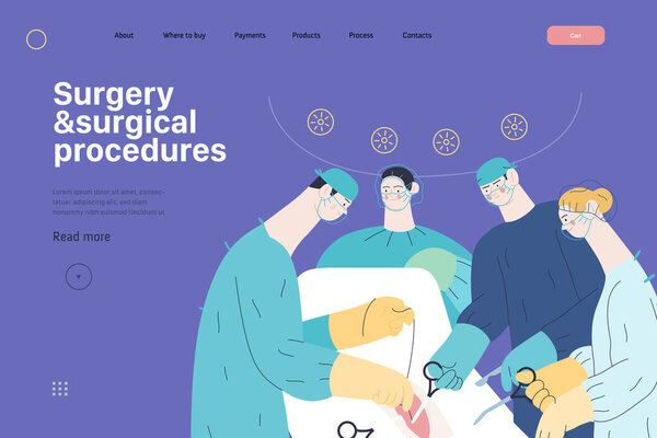 Применение медицинских отчетов - иллюстрация медицинской страховки. Современный плоский вектор