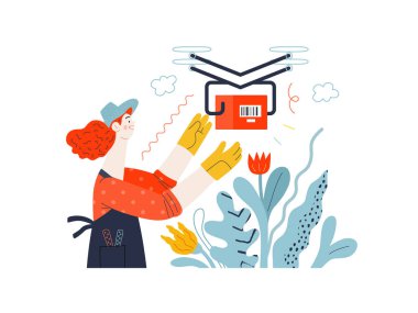 İndirim, satış, terfi. Düz vektör modern çizim