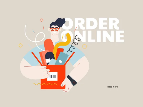 Discounts, sale, promotion, web template. Flat vector Stock Illustration