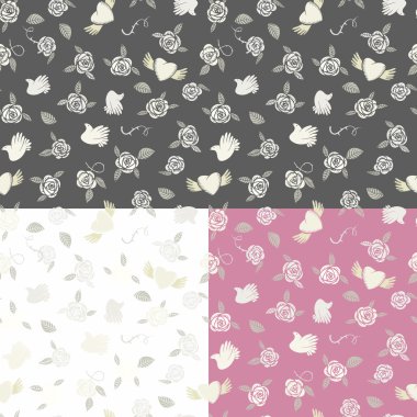 Eski moda anahat desen