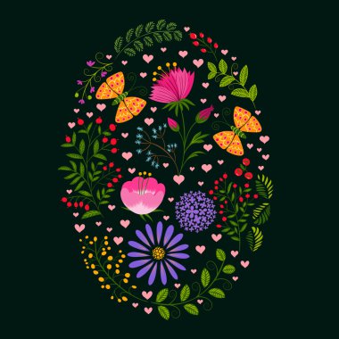 bahar zamanı Paskalya tatili arka plan