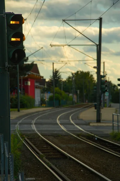 Eisenbahn auf deutsch — Stockfoto