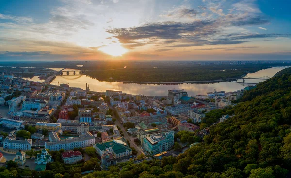 空中からの眺めだ キエフ ウクライナ — ストック写真