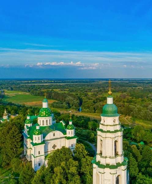 Мгарский Монастырь Сверху Лубни Полтавская Область — стоковое фото