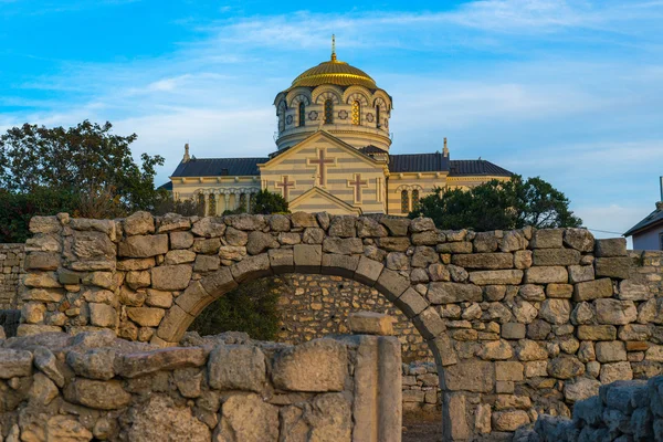 Historic site Crimea - Hersonissos. — Stock Photo, Image