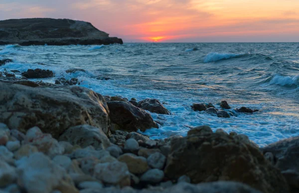 Puesta de sol en el mar — Foto de Stock