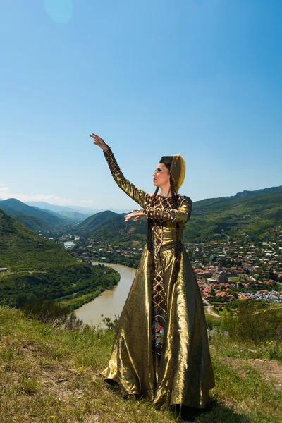 National Song and Dance Ensemble of Georgia Erisioni — Stock Photo, Image