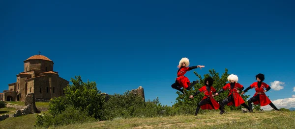 Conjunto Nacional de Canción y Danza de Georgia Erisioni — Foto de Stock