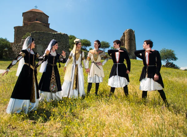 Conjunto Nacional de Canción y Danza de Georgia Erisioni — Foto de Stock