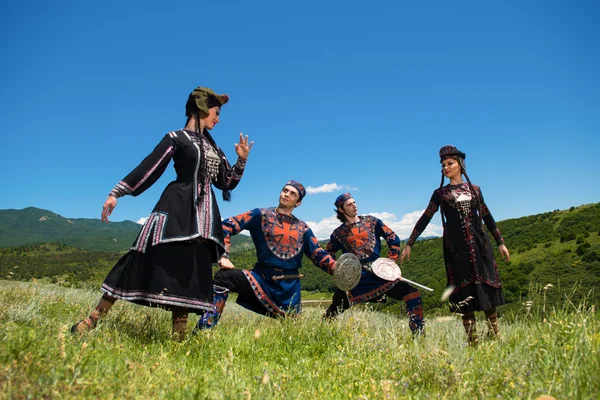 National Song and Dance Ensemble of Georgia Erisioni — Stock Photo, Image