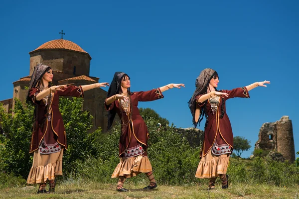 Nationales Gesangs- und Tanzensemble georgia erisioni — Stockfoto