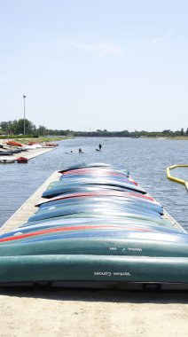Kablo Kayak ve Olimpiyat kanal Castelldefels Kano