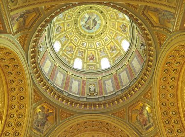 İç de la kubbesi de la baslica de San Stefano