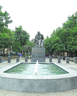 Çeşme bir parkta Bratislava