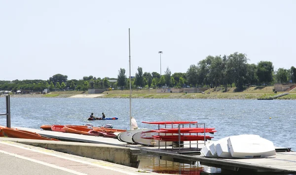 Kablo Kayak ve Olimpiyat kanal Castelldefels Kano