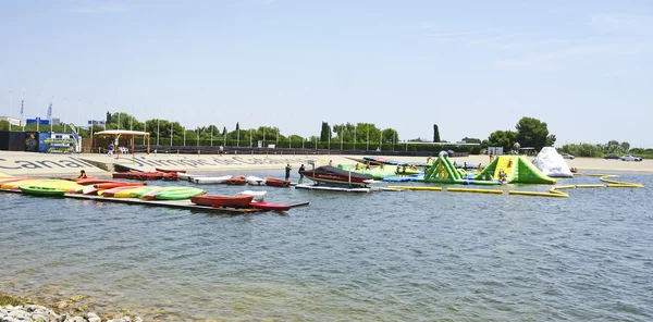 Kablo Kayak ve Olimpiyat kanal Castelldefels Kano