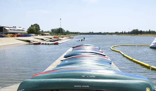 Kablo Kayak ve Olimpiyat kanal Castelldefels Kano