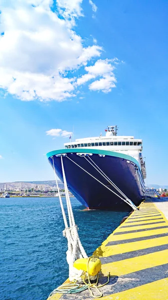 Panoramisch Uitzicht Athene Uur Augustus 2016 Egeïsche Zee Griekenland Europa — Stockfoto