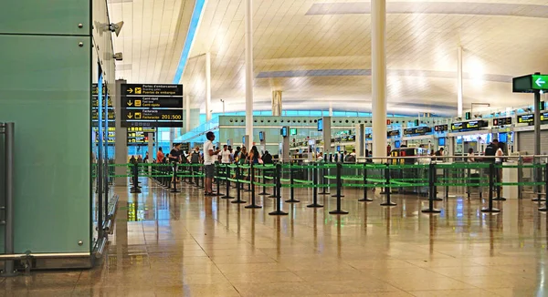 Barcelona Hall Aeroporto Catalunha Espanha Europa — Fotografia de Stock