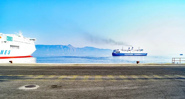 Panoramic Corfu Ionian Sea Julio 2016 Greece Europe — Stock Photo, Image