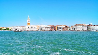 Venedik manzarası, 12 Ağustos 2017; İtalya, Avrupa