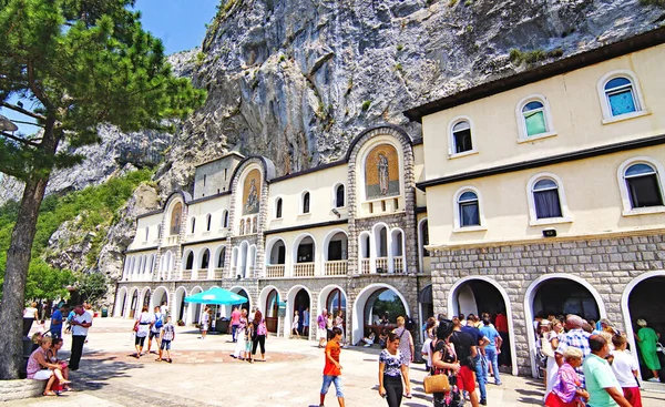 Ostrog Monastery Montenegro Agosto 2017 Balkans Europe —  Fotos de Stock