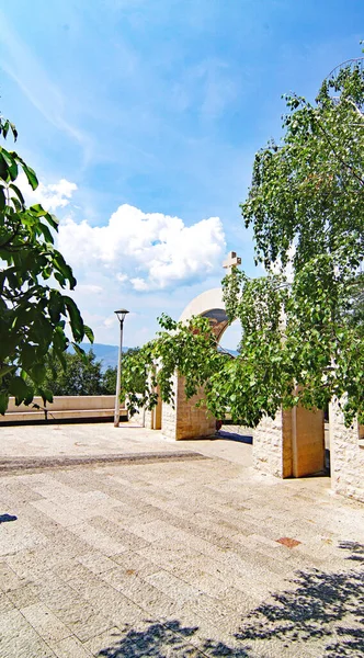 Klášter Ostrog Černá Hora Agosto 2017 Balkán Evropa — Stock fotografie