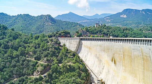 Stausee Baells Cercs Barcelona Uhr Junio 2016 Katalonien Spanien Europa — Stockfoto