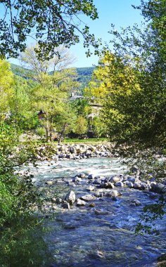 Ara Nehri, Huesca ili, 16 Mayıs 2017; Aragon, İspanya, Avrupa