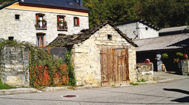 Sarvise, Broto belediyesi, 18 Mayıs 2017; Comarca del Sobrarbe, Huesca, Aragon, İspanya, Avrupa