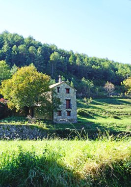 Liguerre del Cinca, 13: 45; 21 Mayıs 2017; Comarca del Sobrarbe, Huesca, Aragon, İspanya, Avrupa