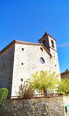 Girona 'daki Castellar de N' Sarılma manzarası, 17 Haziran 2018; Katalonya, İspanya, Avrupa