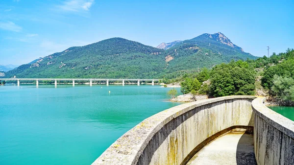 Baells Reservoir Cercs Barcelona Junio 2016 Catalunya Spain Europe — Stock Photo, Image