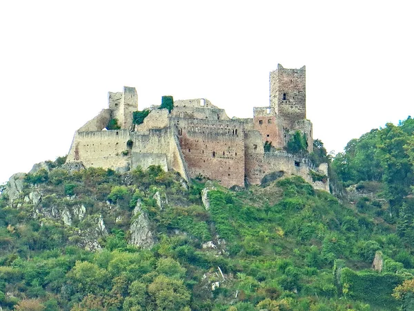 Castle Saint Ulrich Ribeauvill Haut Rhin Department France Europe — Stock Photo, Image