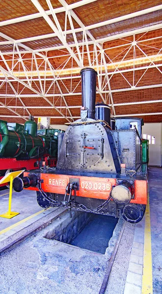 Museu Ferroviário Vilanova Geltru Julho 2017 Barcelona Catalunha Espanha Europa — Fotografia de Stock