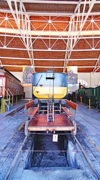 Museo Del Ferrocarril Vilanova Geltru Julio 2017 Barcelona Cataluña España —  Fotos de Stock